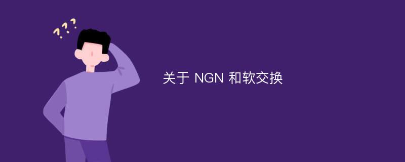 关于 NGN 和软交换